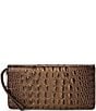 BRAHMIN Ombre Melbourne Collection Ganache Skyler Travel Wallet, Color:Ganache - Image 1