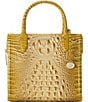 BRAHMIN Ombre Melbourne Collection Golden Rod Small Caroline Satchel Bag, Color:Golden Rod - Image 1