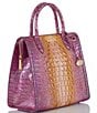 Color:Grapefruit - Image 4 - Ombre Melbourne Collection Grapefruit Caroline Satchel Bag