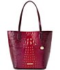 BRAHMIN Ombre Melbourne Collection Laurel Ruby Tote Bag - Image 1