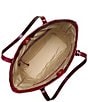 BRAHMIN Ombre Melbourne Collection Laurel Ruby Tote Bag - Image 3