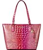 Color:Cupid - Image 1 - Ombre Melbourne Collection Medium Asher Cupid Leather Tote Bag