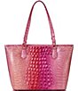 Color:Cupid - Image 2 - Ombre Melbourne Collection Medium Asher Cupid Leather Tote Bag