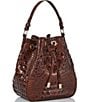 Color:Pecan - Image 4 - Ombre Melbourne Collection Melinda Bucket Bag