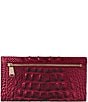 BRAHMIN Ombre Melbourne Collection Merlot Cordelia Accordion Wallet, Color:Merlot - Image 2