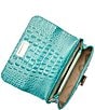 Color:Mermaid Green - Image 3 - Ombre Melbourne Collection Mermaid Green Rosalie Crossbody Bag