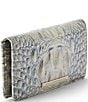 BRAHMIN Ombre Melbourne Collection Mindful Grey Ady Bifold Wallet, Color:Mindful Grey - Image 4