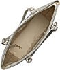BRAHMIN Ombre Melbourne Collection Mindful Grey Medium Asher Tote Bag, Color:Mindful Grey - Image 3