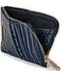 BRAHMIN Ombre Melbourne Collection Retro Blue Lennon Credit Card Wallet, Color:Retro Blue - Image 4