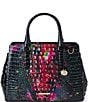 BRAHMIN Ombre Melbourne Collection Small Finley Beyond Satchel Bag, Color:Beyond - Image 1