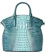 BRAHMIN Melbourne Collection Spearmint Large Duxbury Satchel Bag, Color:Spearmint - Image 2