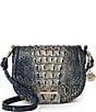 BRAHMIN Ombre Melbourne Collection Twilight Blue Briar Crossbody Bag, Color:Twilight Blue - Image 1