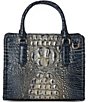 BRAHMIN Ombre Melbourne Collection Twilight Blue Cami Satchel Bag, Color:Twilight Blue - Image 2