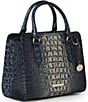 BRAHMIN Ombre Melbourne Collection Twilight Blue Cami Satchel Bag, Color:Twilight Blue - Image 4