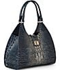 BRAHMIN Ombre Melbourne Collection Twilight Blue Large Adrian Satchel Bag, Color:Twilight Blue - Image 4