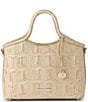 BRAHMIN Orinoco Collection Champagne Small Elaine Satchel Bag - Image 1