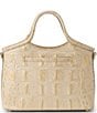 BRAHMIN Orinoco Collection Champagne Small Elaine Satchel Bag - Image 2