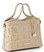 BRAHMIN Orinoco Collection Champagne Small Elaine Satchel Bag - Image 4