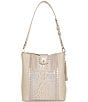 BRAHMIN Pearl Admire Collection Celina Bucket Bag, Color:Pearl Admire - Image 1