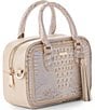 BRAHMIN Pearl Admire Collection Mara Mini Satchel Bag, Color:Pearl Admire - Image 4