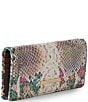 BRAHMIN Piaffe Collection Ady Snake Print Floral Wallet, Color:Multi - Image 3