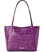 BRAHMIN Pink Alba Collection Mona Tote Bag - Image 1