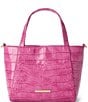BRAHMIN Pink Alba Collection Small Mona Tote Bag - Image 1