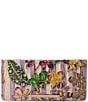BRAHMIN Pinstripe Petals Melbourne Collection Ady Wallet - Image 1