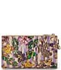 BRAHMIN Pinstripe Petals Melbourne Collection Daisy Wristlet - Image 2