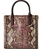 BRAHMIN Potomac Collection Brindle Caroline Satchel Bag, Color:Brindle - Image 1