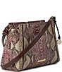 BRAHMIN Potomac Collection Brindle Hillary Crossbody Bag, Color:Brindle - Image 4