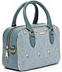 BRAHMIN Premier Collection Mara Studded Mini Satchel Bag, Color:Moonlit Blue Piazza - Image 4