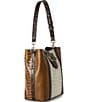 BRAHMIN Rambla Collection Multi Celina Buckle Bucket Bag - Image 4