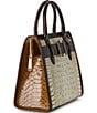 BRAHMIN Rambla Collection Multi Small Caroline Satchel Bag - Image 4