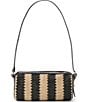 BRAHMIN Resort Samos Collection Billie Raffia Barrel Shoulder Bag - Image 1