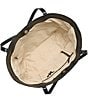 BRAHMIN Resort Samos Collection Black Ally Raffia Day Tote Bag - Image 3