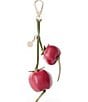 BRAHMIN Samos Collection Leather Tomato Bag Charm - Image 2