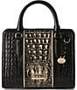 BRAHMIN Sarastro Collection Onyx Cami Satchel Bag, Color:Onyx - Image 1