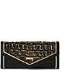 BRAHMIN Sarastro Collection Onyx Veronica Trifold Wallet, Color:Onyx - Image 1