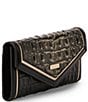 BRAHMIN Sarastro Collection Onyx Veronica Trifold Wallet, Color:Onyx - Image 4