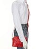 BRAHMIN Melbourne Collection Amal Crossbody Bag, Color:Sriracha - Image 4