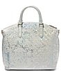 BRAHMIN Serenade Collection Silver Large Duxbury Satchel Bag - Image 2
