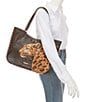 BRAHMIN Shadow Collection Aliza Leopard Tote Bag - Image 4