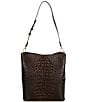 BRAHMIN Shadow Collection Celina Bucket Leopard Bucket Bag - Image 2