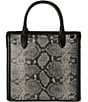 BRAHMIN Spark Collection Black Caroline Satchel Bag, Color:Black - Image 2