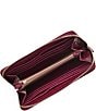 BRAHMIN Zostera Collection Suri Zip Around Wallet, Color:Cherry Lacquer - Image 3