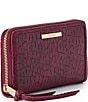 BRAHMIN Zostera Collection Suri Zip Around Wallet, Color:Cherry Lacquer - Image 4