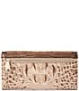 BRAHMIN Taupe Ensemble Cordelia Suede & Leather Wallet, Color:Taupe - Image 2