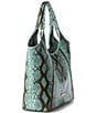 BRAHMIN Tecoma Collection Turquoise Stone Iona Tote Bag, Color:Turquoise Stone - Image 4