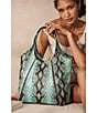 BRAHMIN Tecoma Collection Turquoise Stone Iona Tote Bag, Color:Turquoise Stone - Image 5